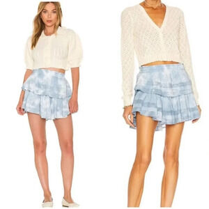 LoveShackFancy Ruffle Mini Skirt